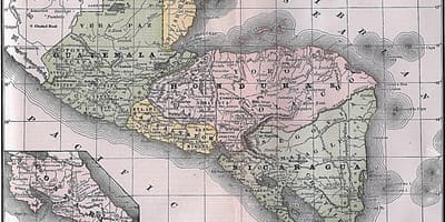 خريطة هندوراس البريطانية