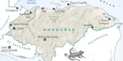 خريطة la ceiba هندوراس