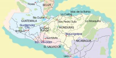 خريطة موسكيتيا هندوراس