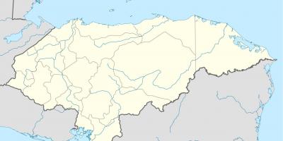خريطة تبين هندوراس